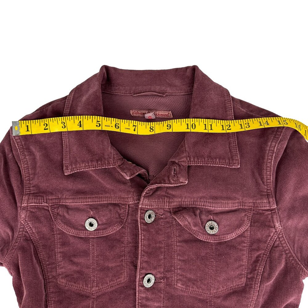 Y2K AG Adriano Goldschmied The Iris Corduroy Jacket Size Small - Picture 10 of 11